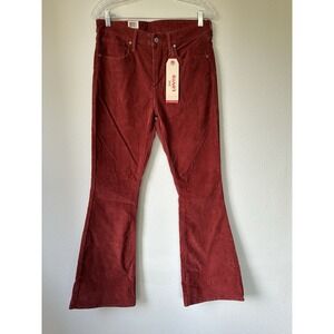 Levi’s Women’s Red Flared Corduroy Pants
